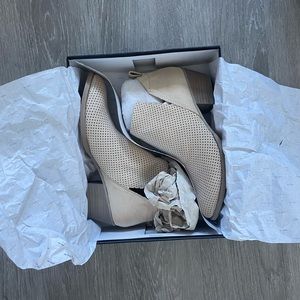 Dolce vita cream ankle boots